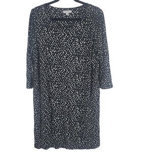 katherine Barclay Midi Dress XL Womens Long Sleeve Pullover Stretch Coquette